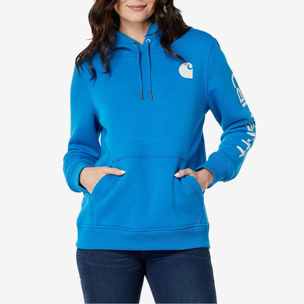 Blue Carhartt Relaxed Fit Hoodie